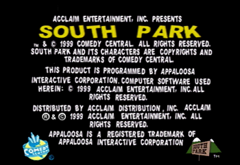 South Park Title Screen